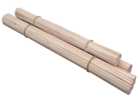 AG’s Wooden Slot Sticks are highly economical, pre-fabricated sticks available in a range of sizes to suit different slot dimensions. Used in the electric motor rewind and repair industries on low voltage machines, these sticks are inserted into the slots to secure the copper conductor. Our DMD wedges are all 0.020″ thick as standard.