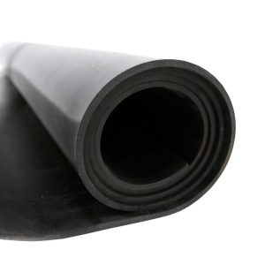 EPDM Rubber, Peroxide Cured, Black, 70 Duro Roll, Side