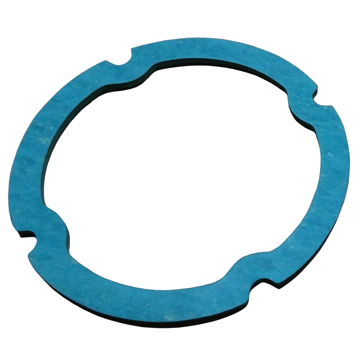 Custom Gaskets made from BlueGuard 3000 Compressed Fibre Gasket Material.