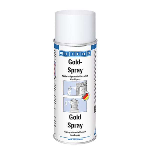 Weicon Gold Spray Metal Spray 400ml Aerosol Can