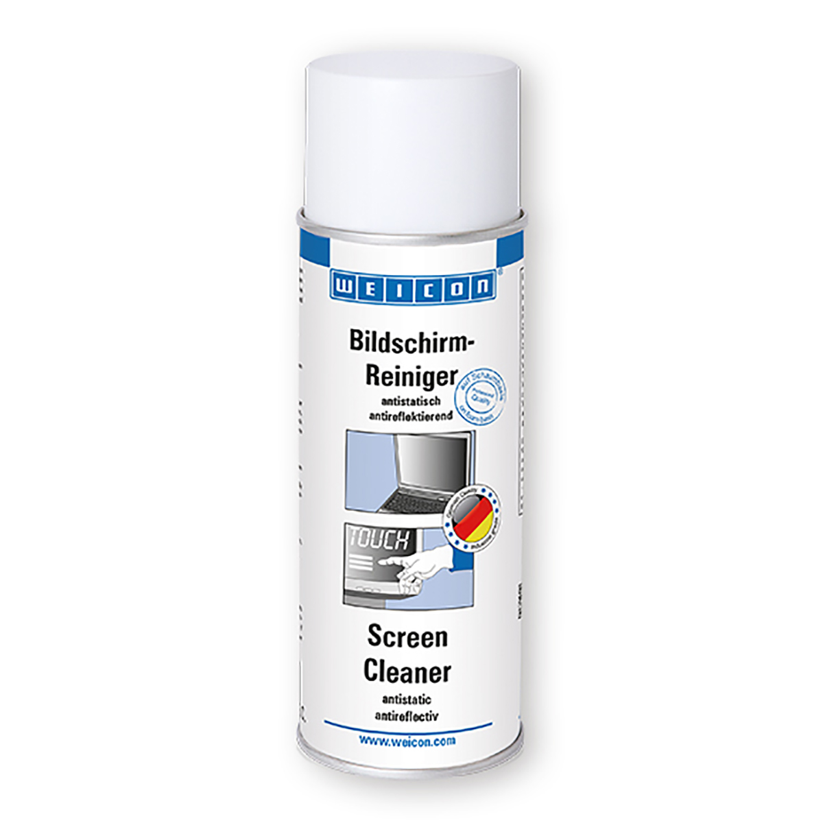 Weicon Screen Cleaner Spray being Used