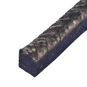 High temperature packing braided from pure graphite, Marigold 5000 Packing exhibits outstanding chemical resistance and low friction sealing performance.